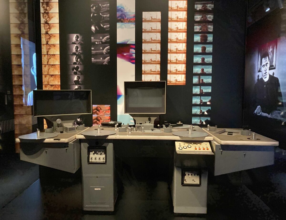 Flatbed Moviola at The Academy Museum of Motion Pictures (c) Elisa Leonelli