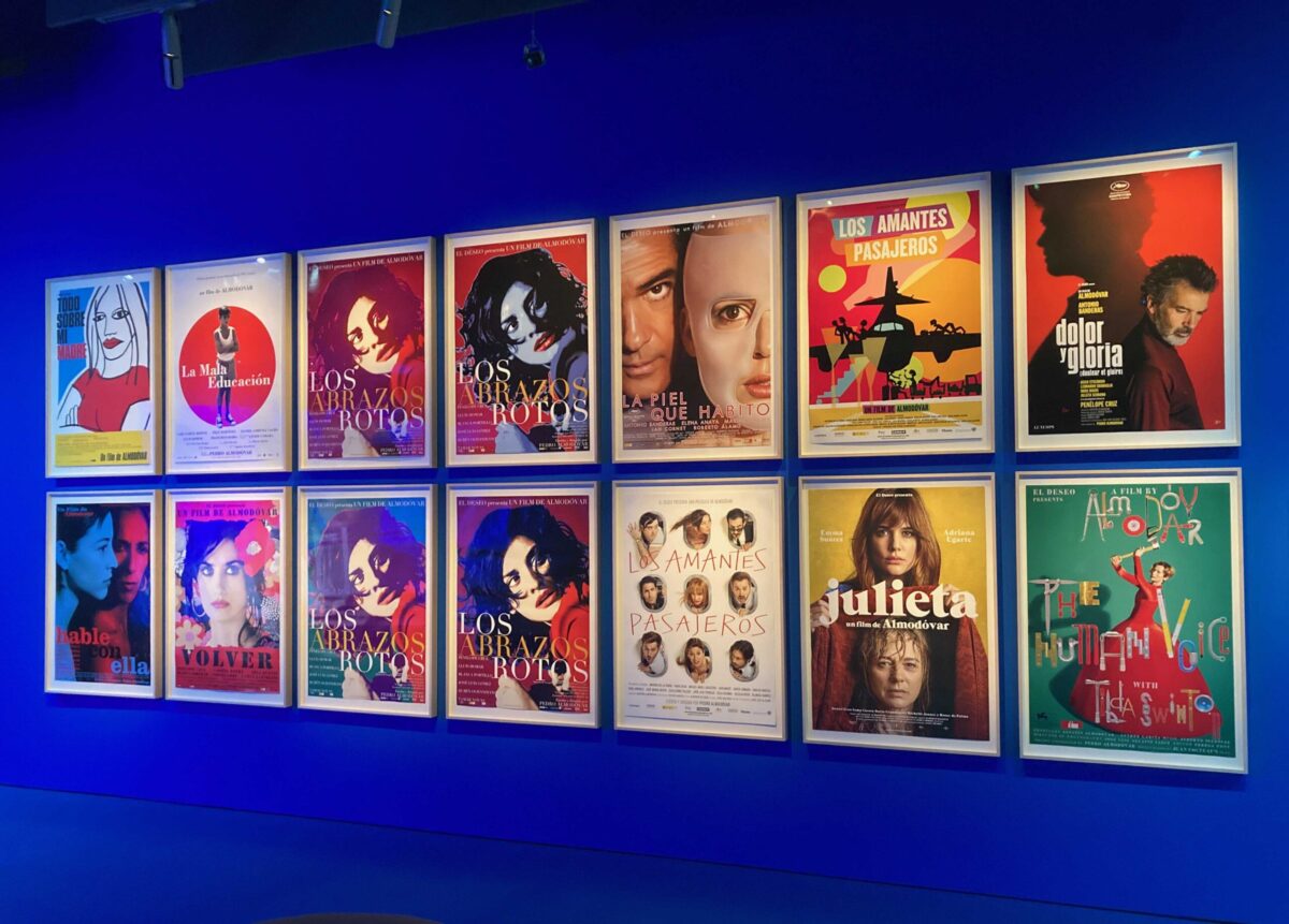 Pedro Almodovar movie posters at The Academy Museum of Motion Pictures