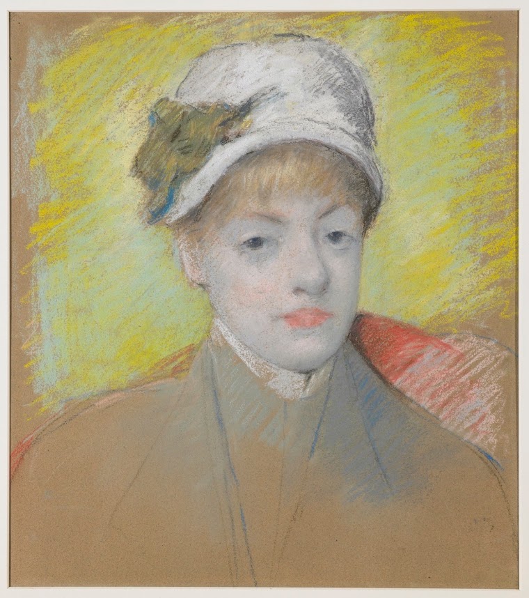 Mary Cassatt, Bust of a Young Woman