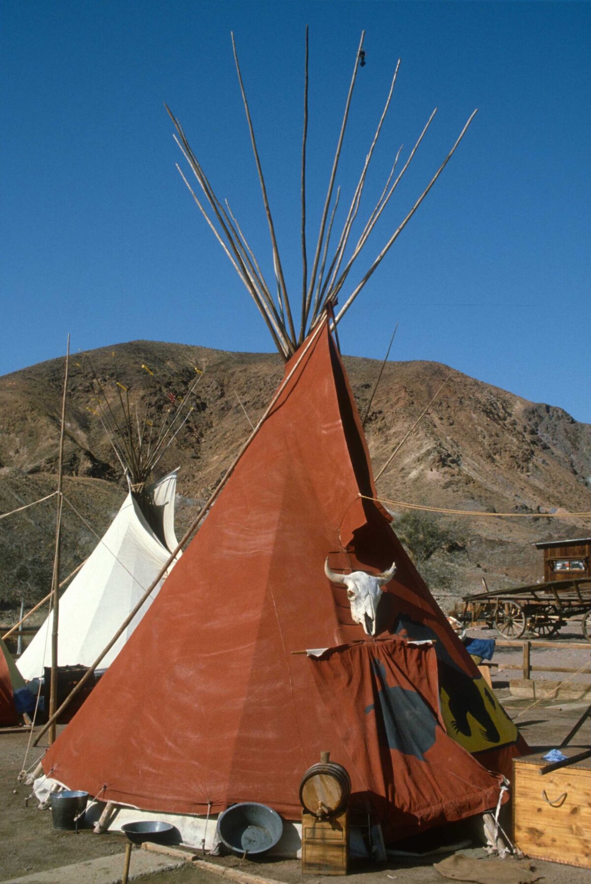 Indian tepee. Calico, California