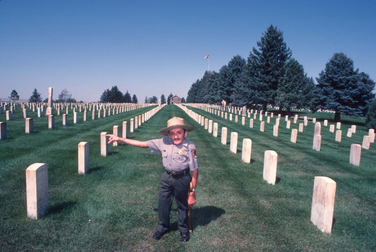 Park Ranger Douglas Keller. Little Bighorn Battlefield, Montana