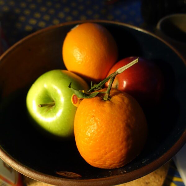 Illustrates the role of shadows in setting up the form espousing colours