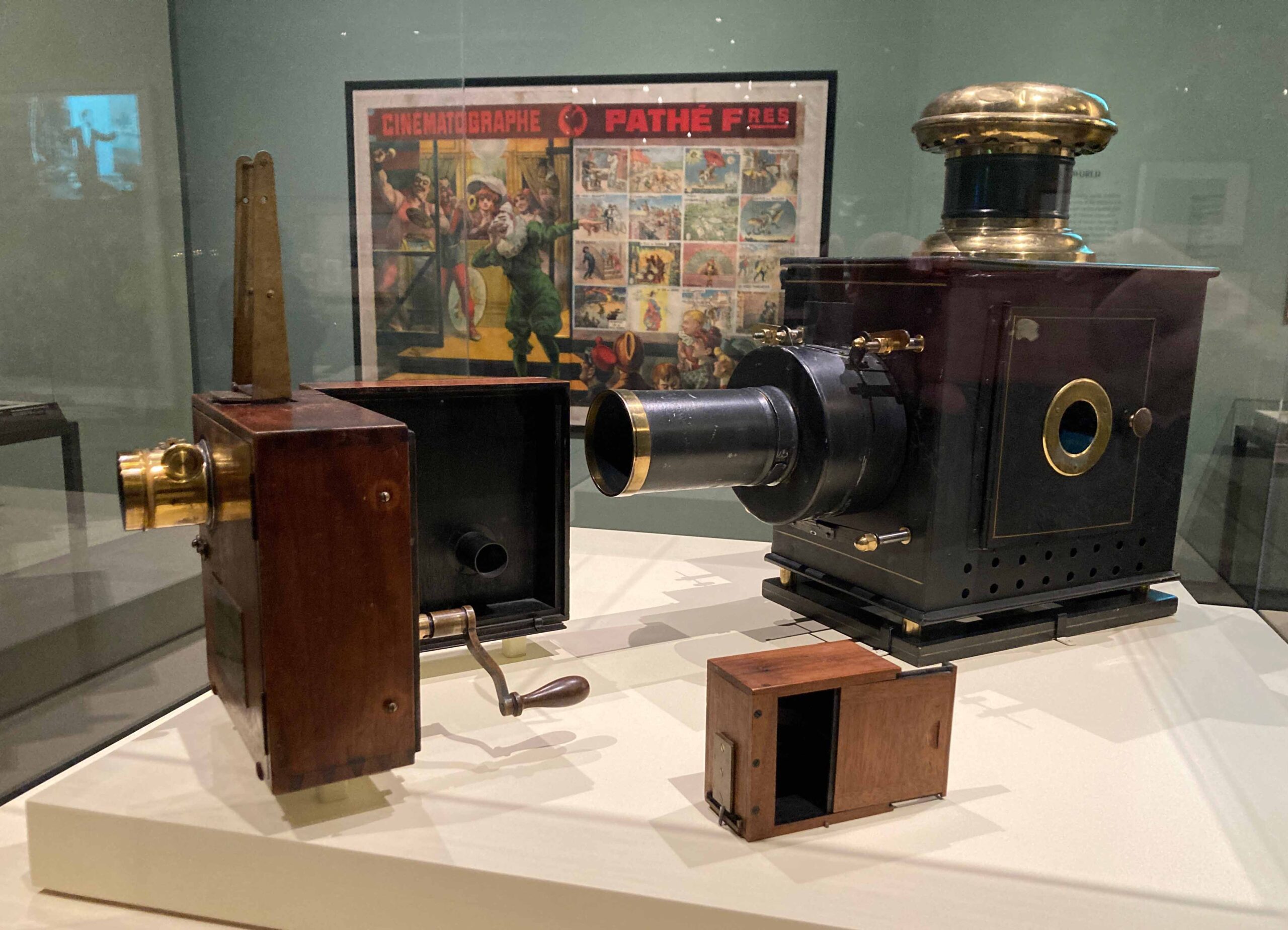 Magic lantern from City of Cinema: Paris 1850-1907 exhibit (c) Elisa Leonelli