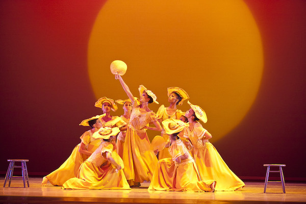 A group of dancers in