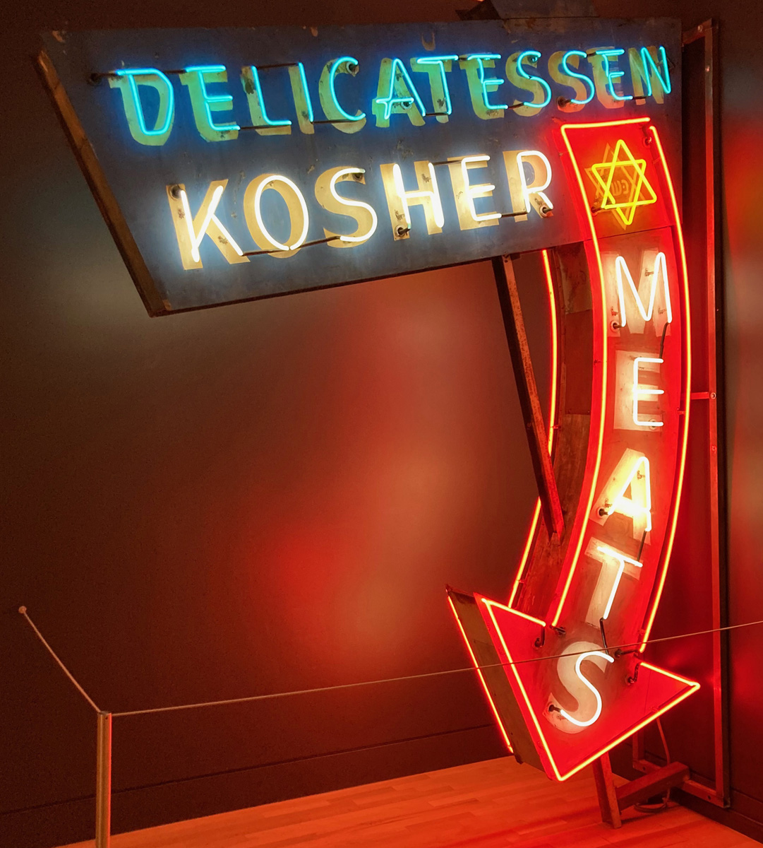 Jewish Deli neon sign