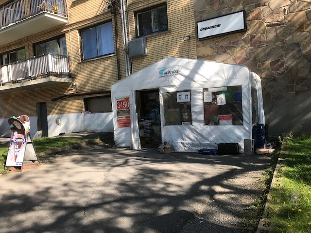 shows entry to corner convenience store