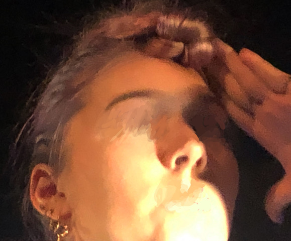 Face of a dancer