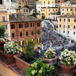 A view of Piazza di Spagna
