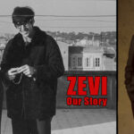 Left Ruth and Rick in Rome, in their twenties, right Bruno Zevi