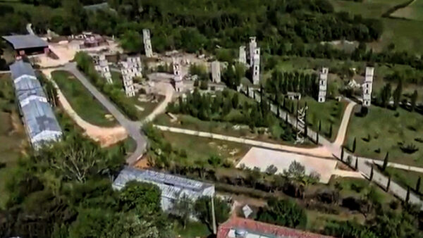 View of Kiefer property at Barjac