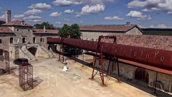 View of Kiefer property at Barjac