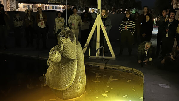Sculpture of a whale heart