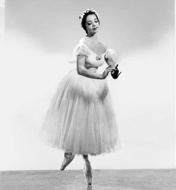 A ballet dancer in a classic pose