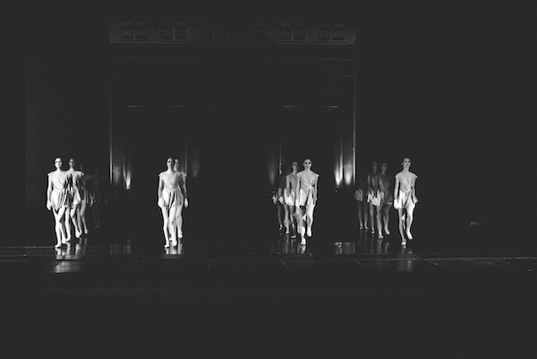 Dancers in formation