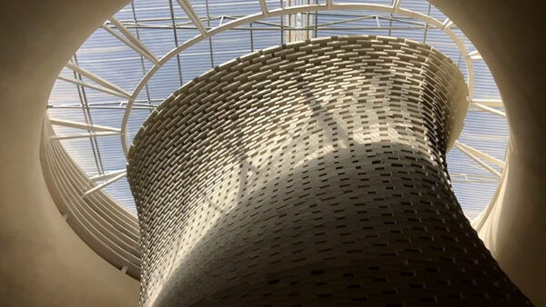 Interior view of the memorial