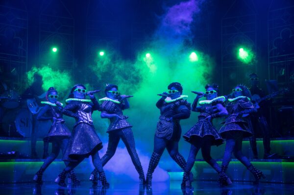 The cast of Six perform