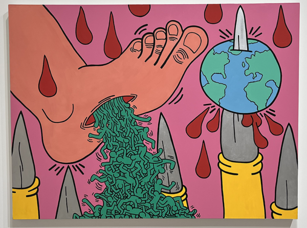 people falling from a toe