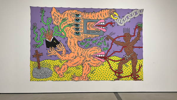 man, monster and cross