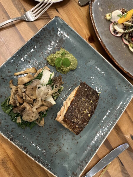 A dish called Scottish Salmon