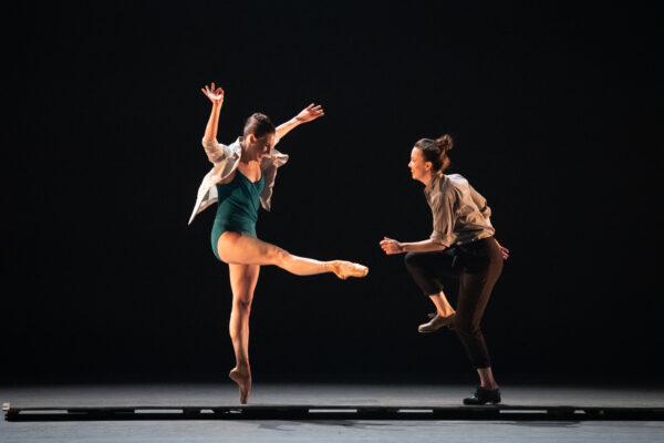 A ballet dancer and a tap dancer