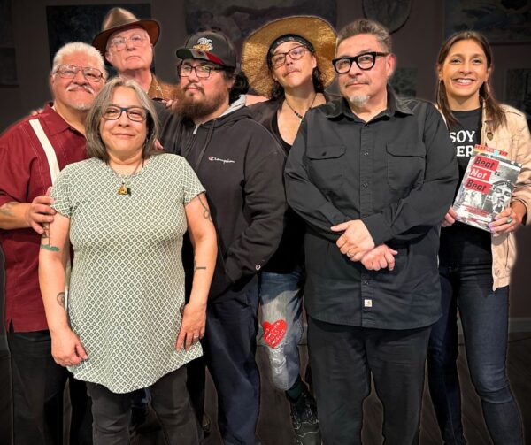 a group of poets from Beat Not Beat tour