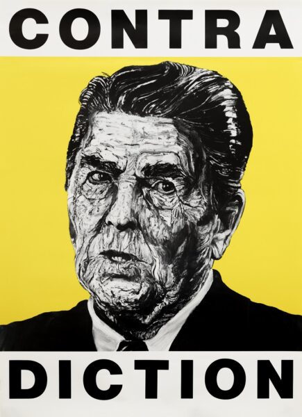 Robbie Conal, Contradiction, 1988.