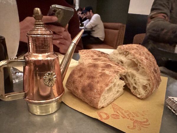 award-winning focaccia at Delfina