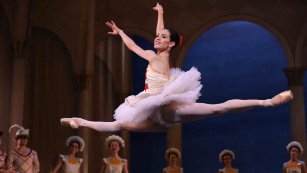 A dance jumps