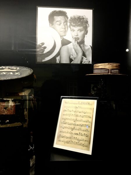 I Love Lucy memorabilia in Lucy Desi Museum
