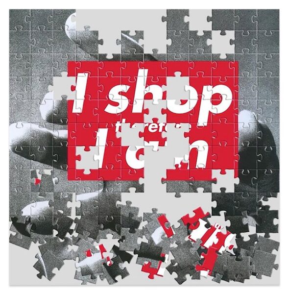 Barbara Kruger, Untitled (I shop therefore I am), 1987/2019 (still).