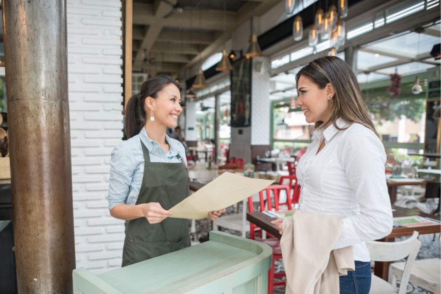 restaurant hostess