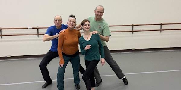 Four dancers pose