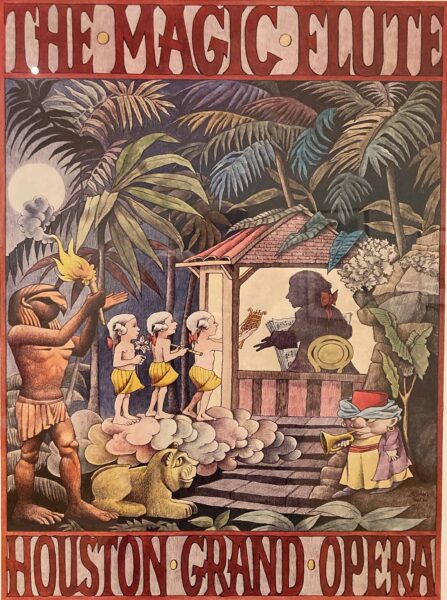 Magic Flute from “Wild Things Are Happening, the Art of Maurice Sendak” at the Skirball Cultural Center (April 18-September 1).