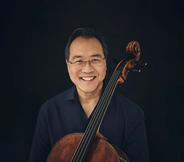Yo-Yo Ma with his cello
