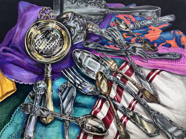 Cutleries a painting by Gavin Kim