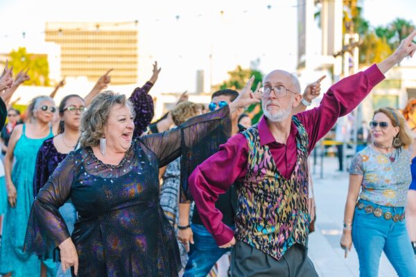 Disco dancers of a certain age