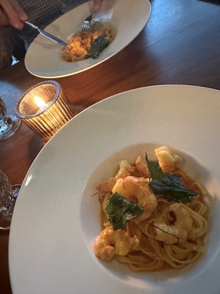 Spot prawn tagliolini