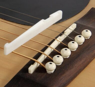 Bridge of acoustic guitar