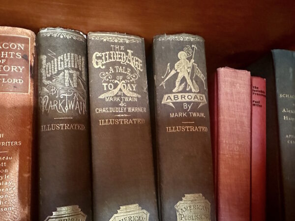 Mark Twain first edition books.