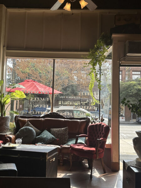 The cozy Nostalgic Cafe interior.