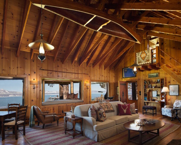 Twin Pines living room.