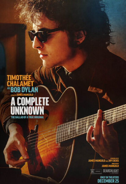 Timothee Chalamet as Bob Dylan