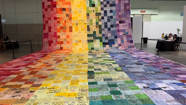 Image of a 120-foot long flag