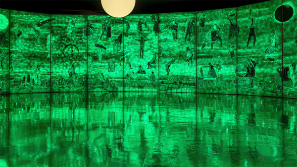 A multi media large artwork