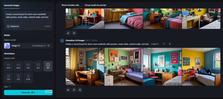 Dorm renders.