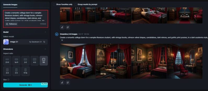 Romantic room renders