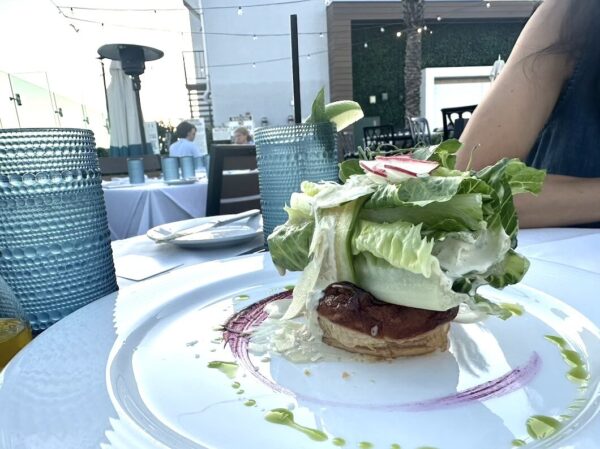 A towering Caesar salad. Photo: R. Daniel Foster