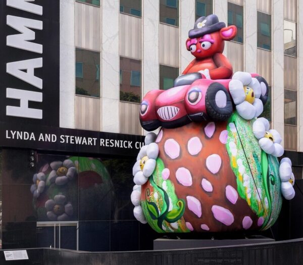 Alake Shilling, Buggy Bear Crashes Made in L.A., 2025, nylon inflatable; courtesy of the artist; photo © by Sarah Golonka.