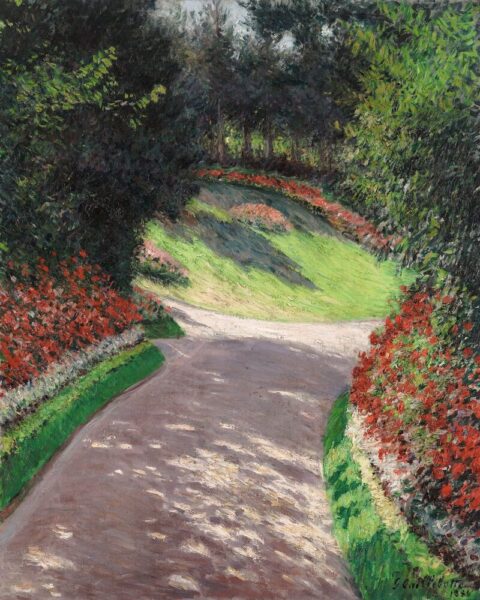 Gustave Caillebotte (1848-1894), The Path in the Garden, 1886, oil on canvas, Dallas Museum of Art, The Eugene andMargaret McDermott Art Fund Inc., bequest of Mrs. Eugene McDermott.