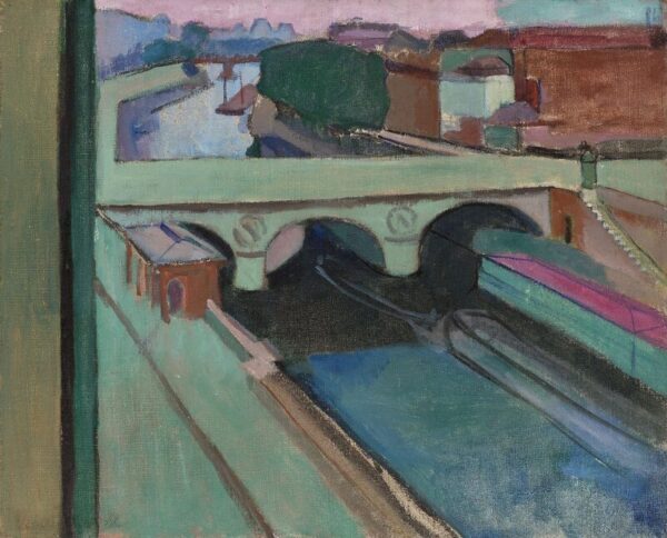 Henri Matisse (French, 1869-1954), Pont Saint-Michel, 1901, oil on canvas; Santa Barbara Museum of Art, Bequest of Wright S. Ludington, © 2025 Succession H. Matisse / Artists Rights Society (ARS), New York.